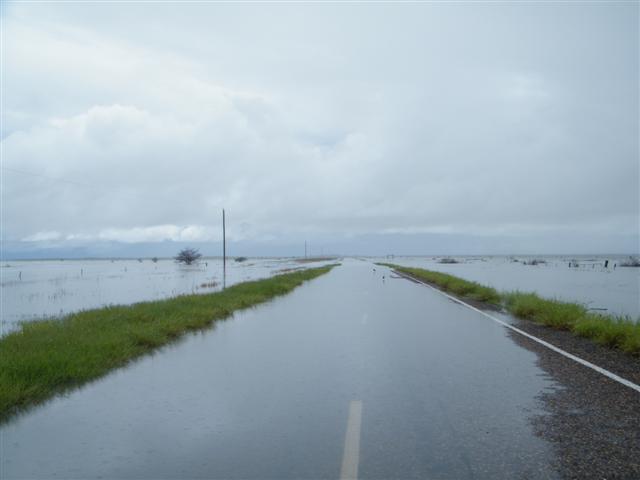 Karumba road flooded